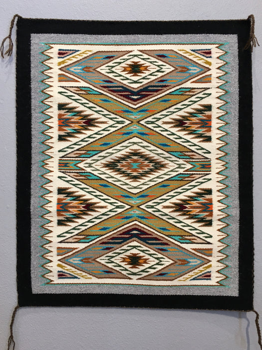Navajo Rug, by Darlene Littleben, at Raven Makes Gallery