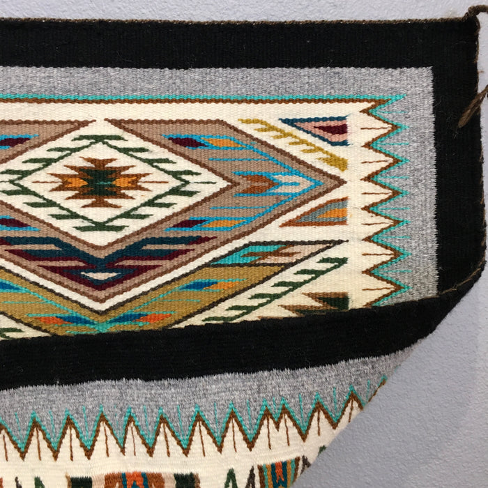 Navajo Rug, by Darlene Littleben, at Raven Makes Gallery