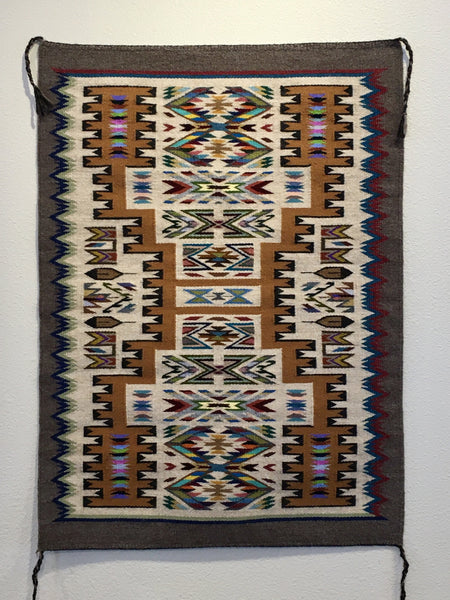 Navajo Rug, by Bessie Littleben, at Raven Makes Gallery