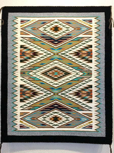 Navajo Rug, by Darlene Littleben, at Raven Makes Gallery