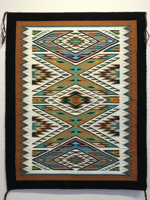 Navajo Rug, by Darlene Littleben, at Raven Makes Gallery