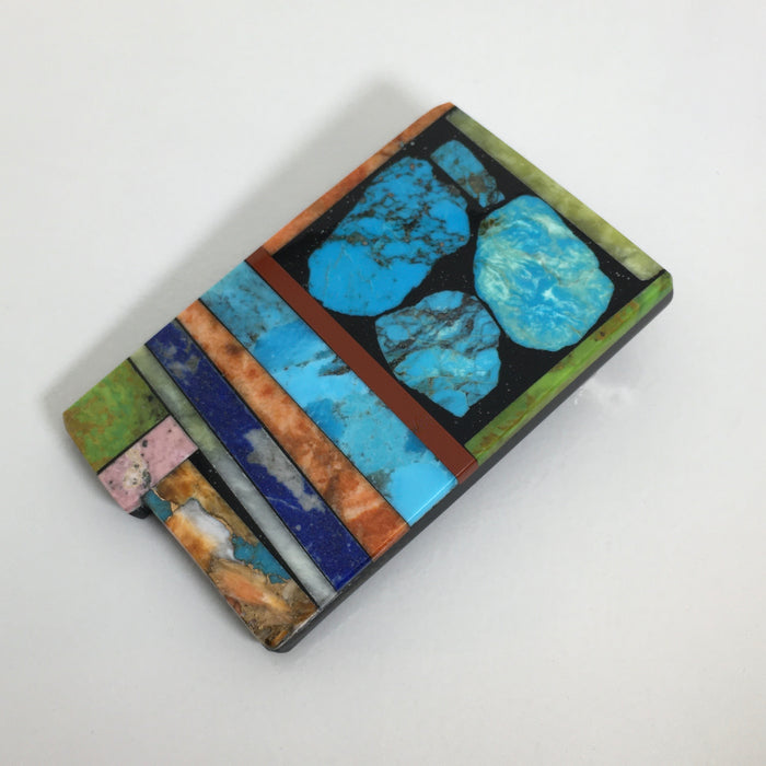 Inlay Mosaic Pin or Pendant, by Mary L. Tafoya