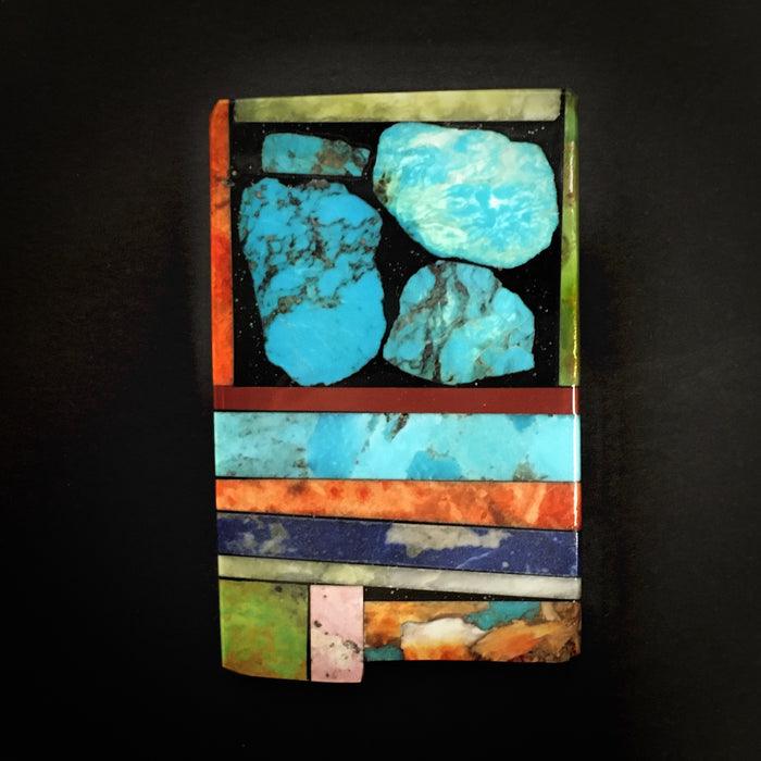 Inlay Mosaic Pin or Pendant, by Mary L. Tafoya