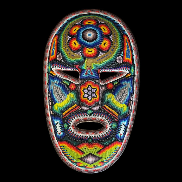Beaded Huichol Mask, by Honorio Villa Lopez