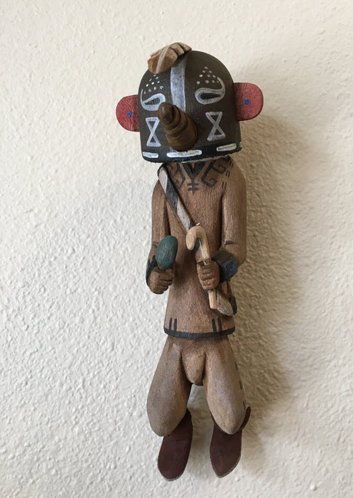Kokopelli Kachina Doll by Clinton Kaye, Hopi
