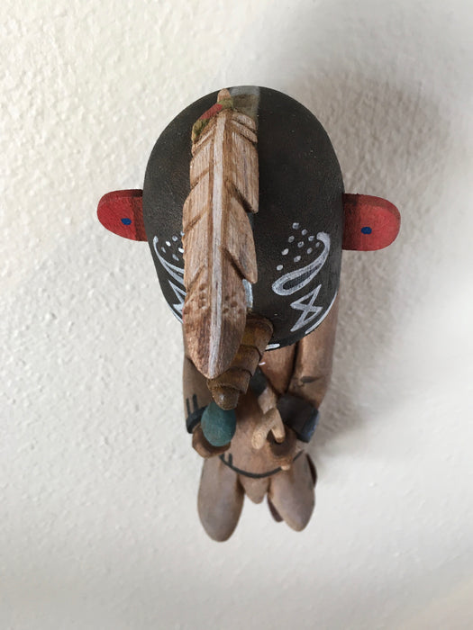 Kokopelli Kachina Doll by Clinton Kaye, Hopi