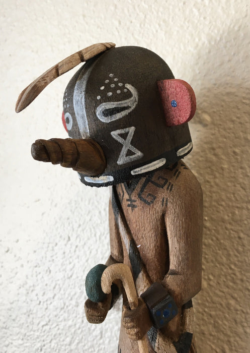 Kokopelli Kachina Doll by Clinton Kaye, Hopi