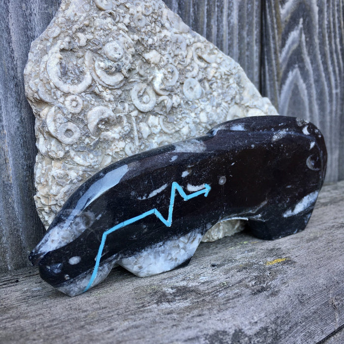 Mountain Lion Zuni Fetish at Raven Makes Gallery