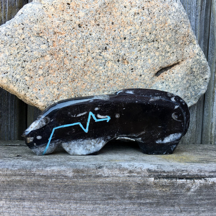 Mountain Lion Zuni Fetish at Raven Makes Gallery