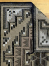 Navajo Raised Outline Rug, by Marie Sheppard Navajo Weaver