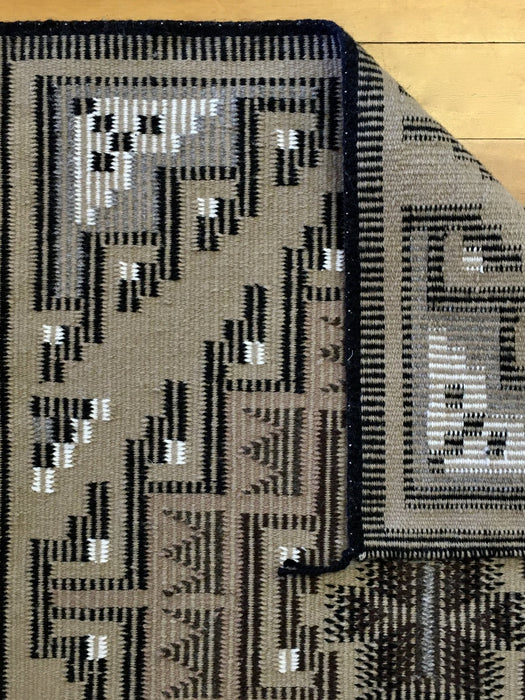 Navajo Raised Outline Rug, by Marie Sheppard Navajo Weaver