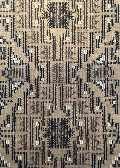 Navajo Raised Outline Rug, by Marie Sheppard Navajo Weaver