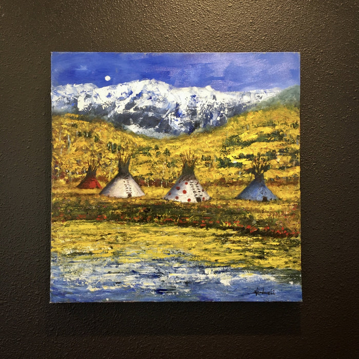 Native American Painting at Raven Makes Gallery