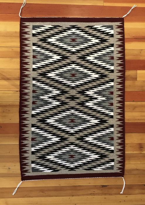 Eye Dazzler Navajo Rug, by Vera Francis