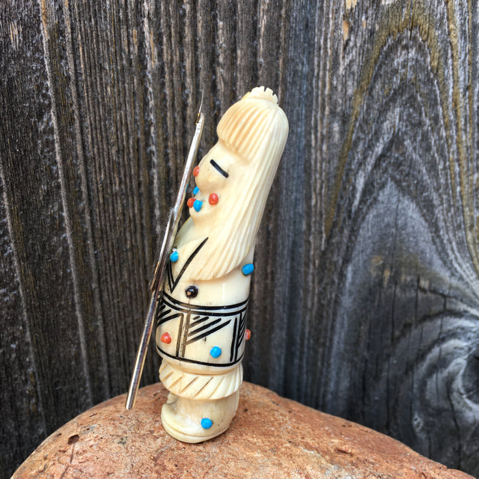 Little Sister Zuni Warrior Maiden, by Claudia Peina