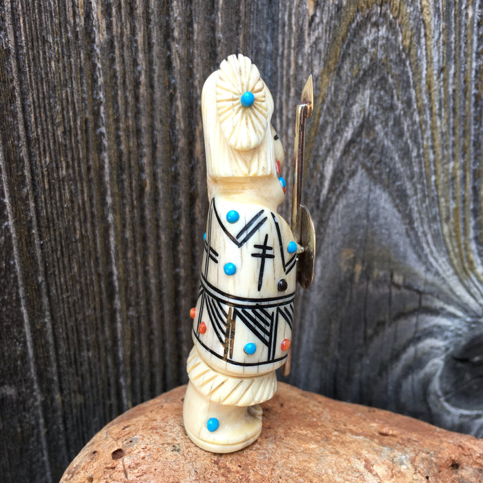 Little Sister Zuni Warrior Maiden, by Claudia Peina