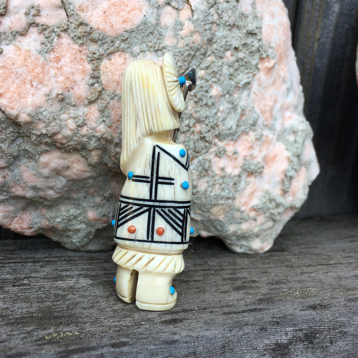 Little Sister Zuni Warrior Maiden, by Claudia Peina