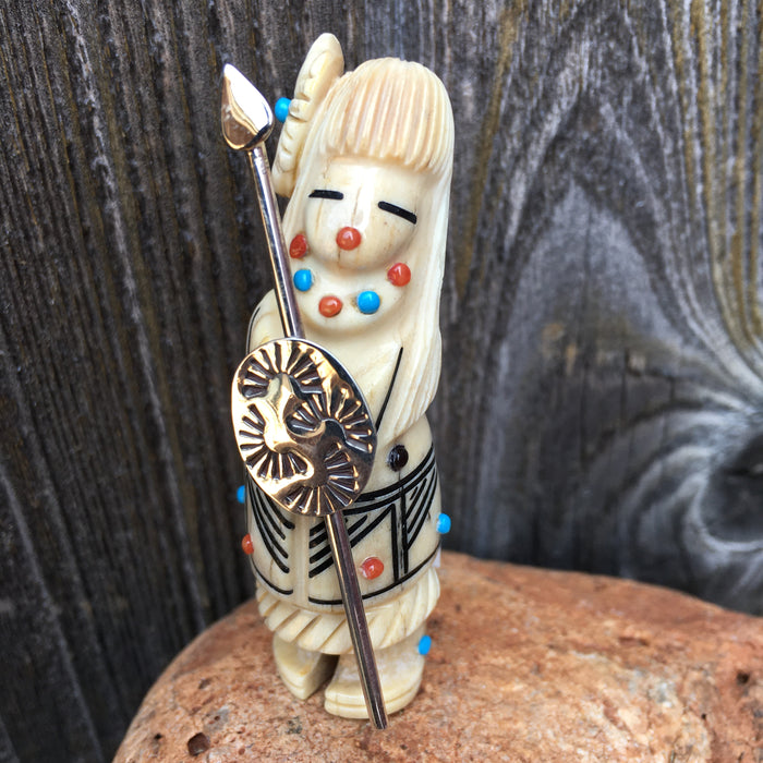 Little Sister Zuni Warrior Maiden, by Claudia Peina