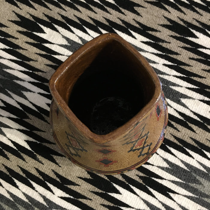 Navajo Pinon Pitch Vase, by Lorraine Williams-Yazzie