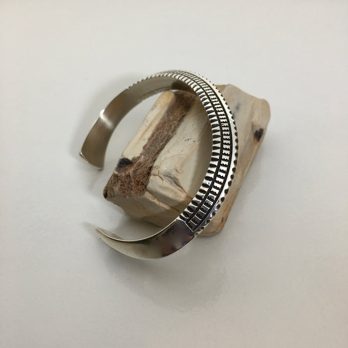 Stamped Silver Bracelet, by Ivan Howard