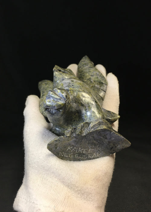 Eagle Inuit Carving, by Kakee Ningeosiaq, Cape Dorset