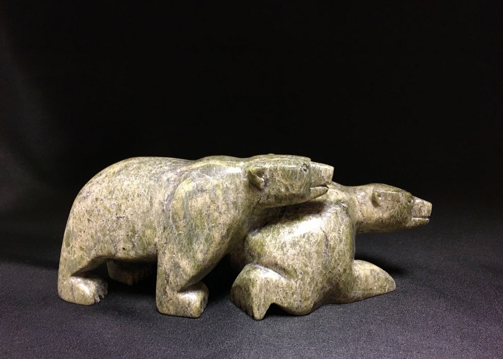 Buddies, by Mosesee Pootoogook, Cape Dorset