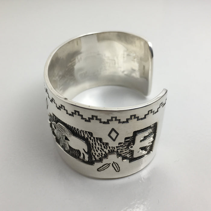 Buffalo Cuff Bracelet, by Fortune Huntinghorse