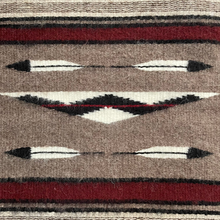 Chinle Pattern Small Navajo Rug, by Atsii' Nineez (Long Hair)