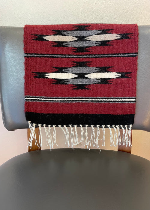 Chinle Pattern Small Navajo Rug, by Atsii' Nineez (Long Hair)