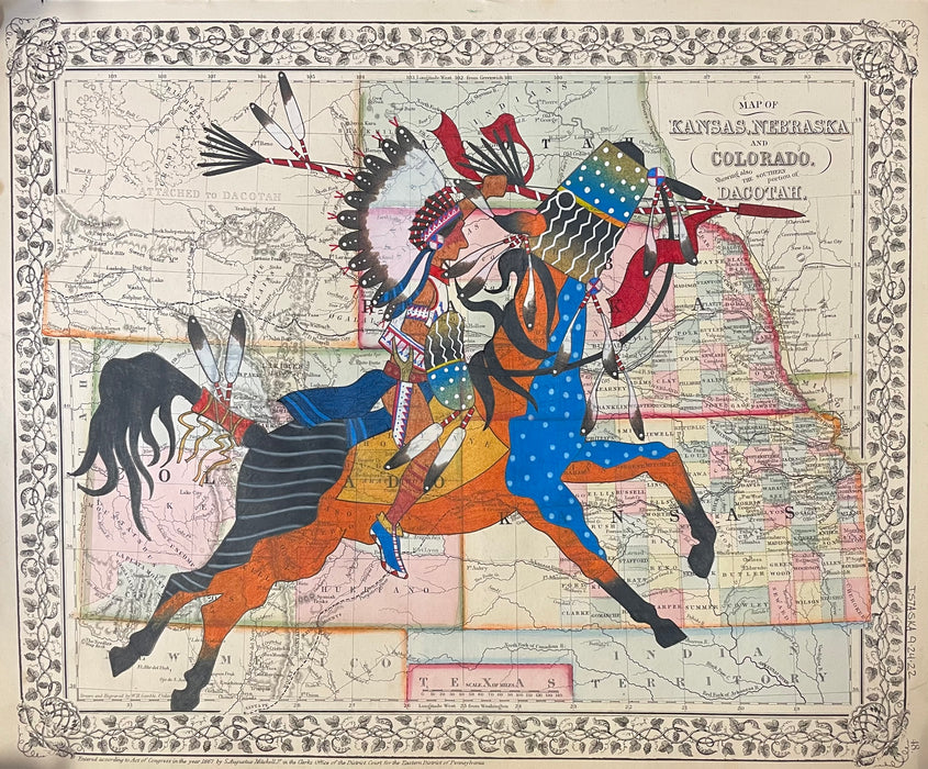 Conquest for Blackbird's Domain, 1866 Map, by Travis Blackbird