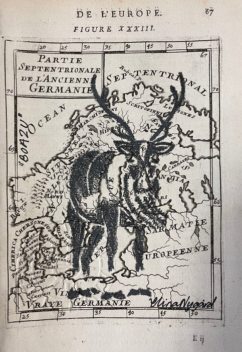 Indigenous Earth, Set of Six 1683 Maps: The Inhabited Continents by Various Artists