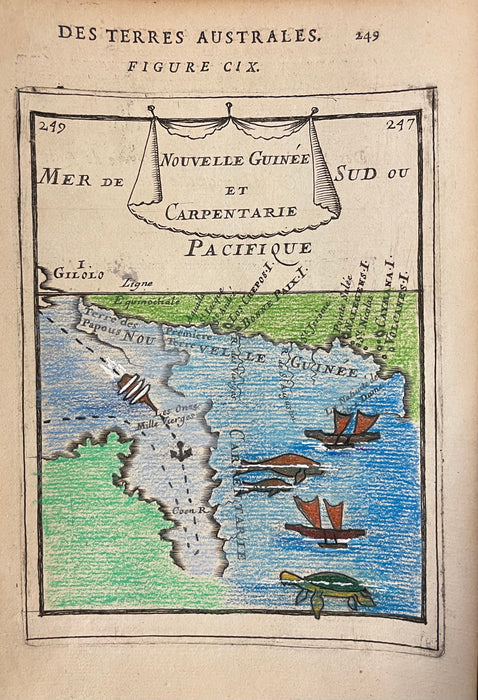 Indigenous Earth, Set of Six 1683 Maps: The Inhabited Continents by Various Artists