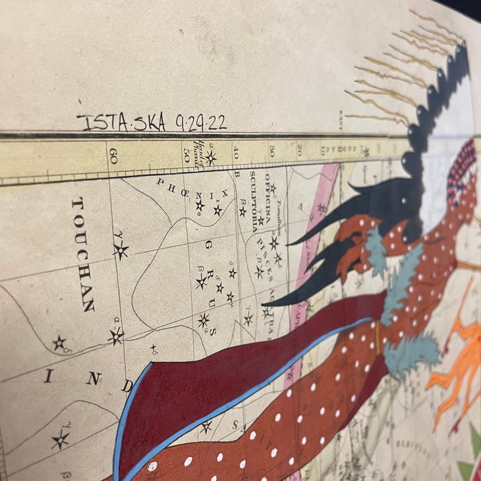 Ancestral Lodge, 1835 Map of the Heavens, by Travis Blackbird