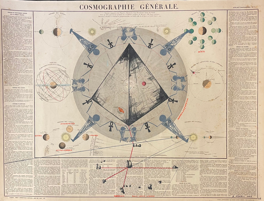 Tinkhanyeti Nesibhakabhaka (Stars and Sky), 1850 Celestial Map, by Khulekani Msweli