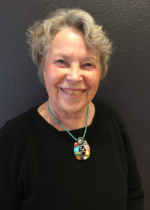 Mosaic Inlay Necklace, by Mary L. Tafoya