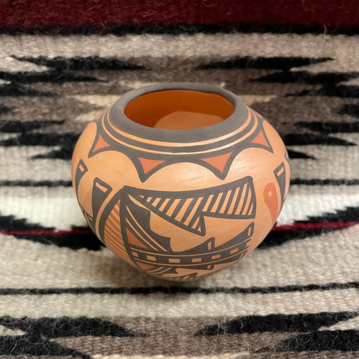 Natural Redware Zuni Small Pot, by Carlos Laate