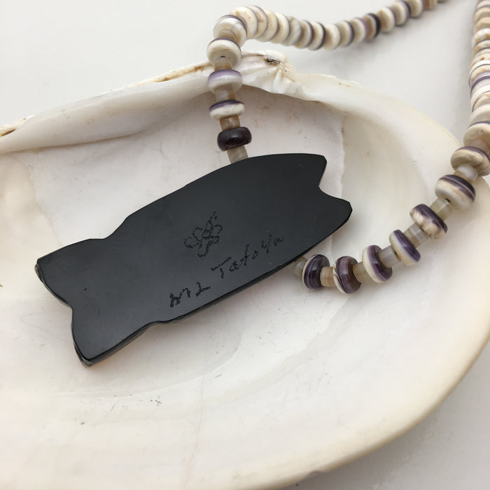 Shimmering Fish Necklace, by Mary L. Tafoya
