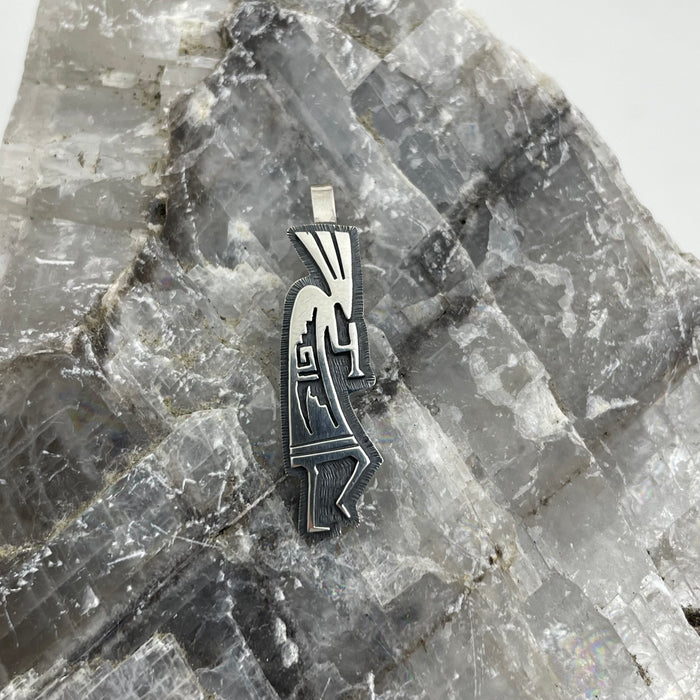 Kokopelli Pendant, by Berra Tawahongva