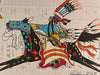 Terrance Guardipee Ledger Art for Sale at Raven Makes Gallery