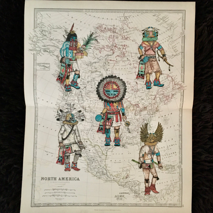 Sun Spirit at the Center, 1873 North America, by Wilmer Kaye, Hopi