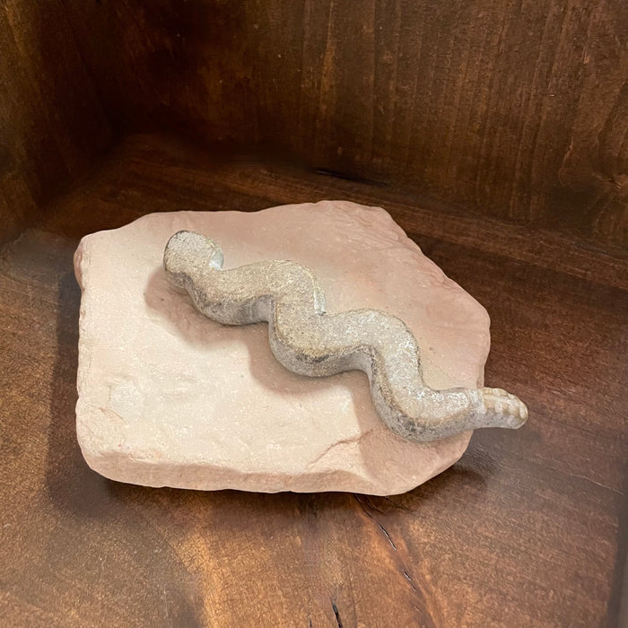 Snake Stone Carving Fetish, by Salvador Romero
