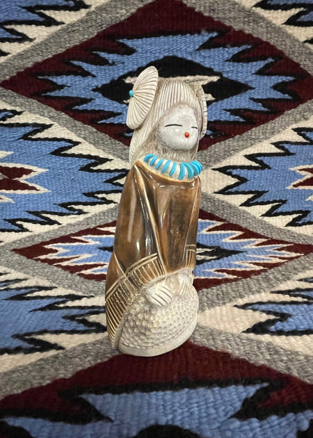 Corn Grinding Maiden by Claudia Peina at Raven Makes Gallery