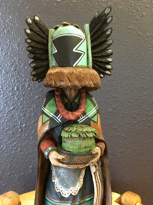 Crow Mother Kachina Doll, by Bradford Kaye, Hopi