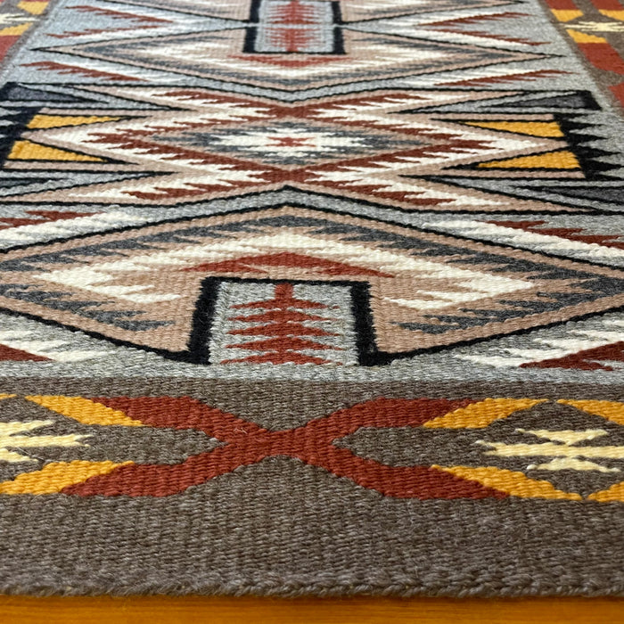 Teec Nos Pos Navajo Rug, by Alex Bitsui