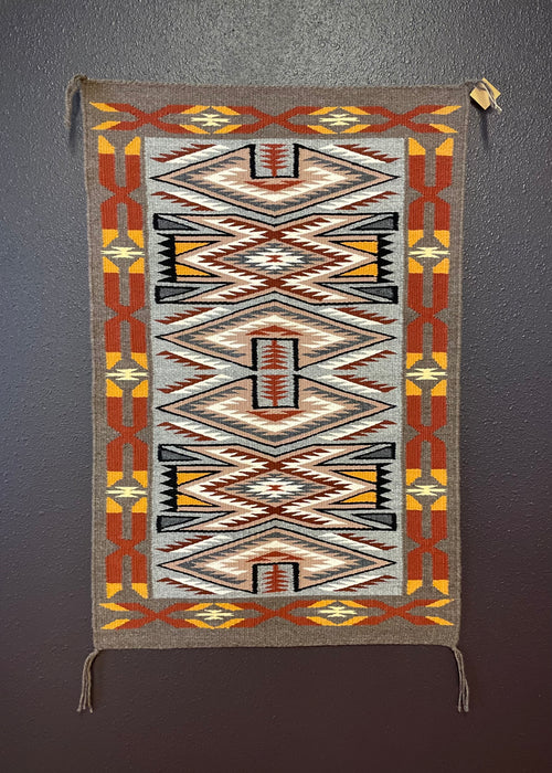 Teec Nos Pos Navajo Rug, by Alex Bitsui