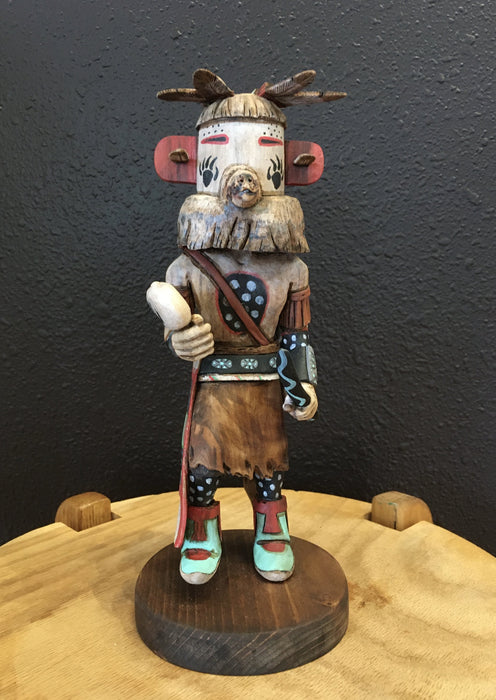 White Spirit Bear Kachina Doll, by Bradford Kaye, Hopi