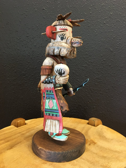 White Spirit Bear Kachina Doll, by Bradford Kaye, Hopi