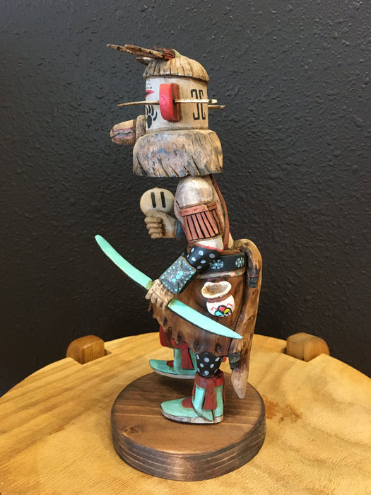 White Spirit Bear Kachina Doll, by Bradford Kaye, Hopi