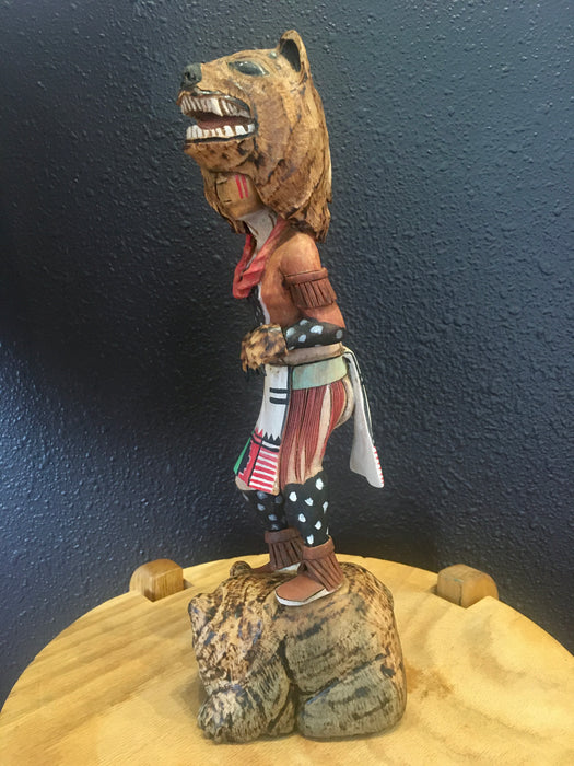 Bear Society Dancer Doll, by Bradford Kaye, Hopi