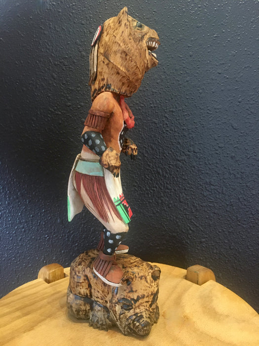Bear Society Dancer Doll, by Bradford Kaye, Hopi